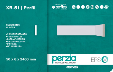 Perzia XR51 EPS Guarda/Contramarco 8x50x2400mm