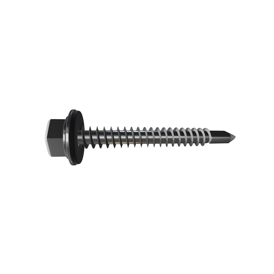 Tornillo HEX T1 14x2 1/2 c/ Arandela vulcanizada (6,3x63mm)